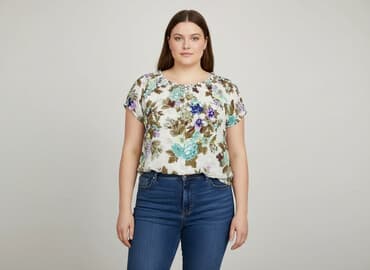 marynarka damska w jodełkę: Bluzka damska, XL — 6