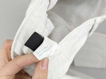 biała obcisła koszulka: Shein, Jeansy damskie, M — 4