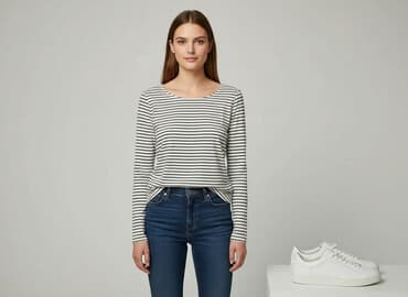 hm bluzki z krótkim rękawem: H&M, Bluzka damska, rozmiar XS — 6