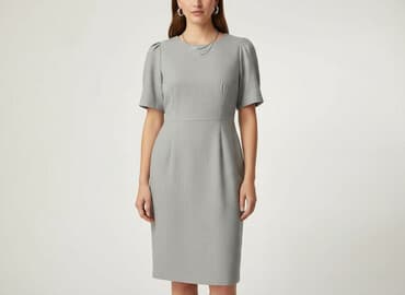 mohito sukienka z bufiastymi rękawami: Mohito, Sukienka damska, rozmiar L — 1