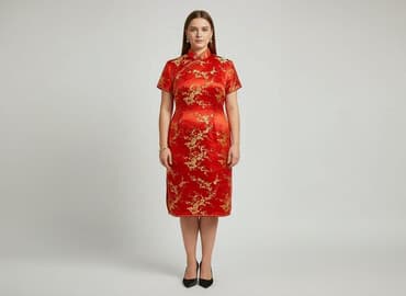 sukienki z jedwabiu: Sukienka damska, rozmiar 2XL — 1