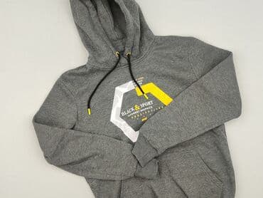 sweter w paski h: Bluza z kapturem dla mężczyzn, M — 1