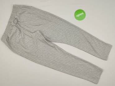 szare szerokie jeansy: Spodnie damskie, rozmiar S — 3