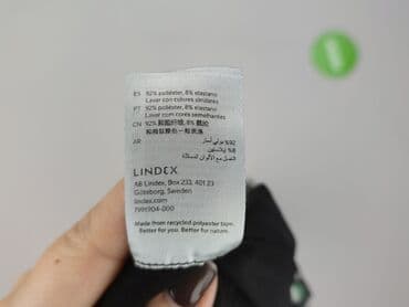 czarne jedwabna bluzki: Lindex, Bluzka damska, S — 6