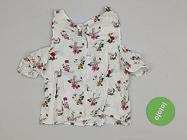 bluzki białe basic: Bershka, Bluzka damska, rozmiar XS — 4