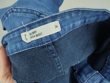 spodnie jeansy z wysokim stanem: Jeansy damskie, rozmiar XS — 6