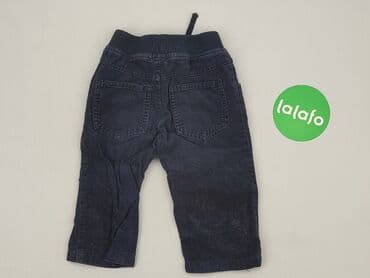 spodnie woskowane goodies: Denim pants, F&F, 9-12 months, condition - Good — 3