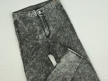legginsy woskowane z wysokim stanem: H&M, Jeansy damskie, rozmiar S — 1