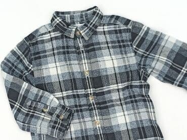reserved koszulka w paski: Shirt 3-4 years, condition - Perfect, pattern - Cell, color - Grey — 1