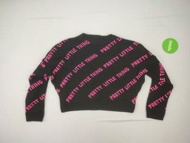 czarny sweter: PrettyLittleThing, Sweter damski, rozmiar L — 4