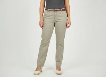 majtki damskie xl: Spodnie materiałowe damskie, rozmiar XL — 6