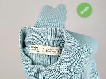 czarny sweter oversize: PULL&BEAR, Sweter damski, rozmiar S — 5