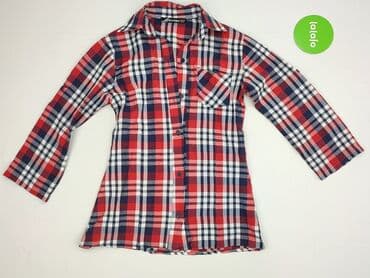 sukienka w czerwoną kratę damska: Koszula damska, rozmiar M — 2