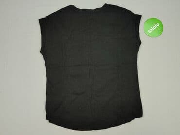 czarna koszulka reserved: Organic Cotton, T-shirt damski, rozmiar L — 3