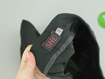 spodnie ca: Spodnie materiałowe damskie, rozmiar XL — 4