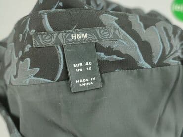 srebrne sukienki na imprezę: H&M, Спідниця жіноча, розмір L — 4
