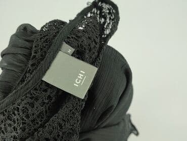 bluzki z tiulem czarne: Ichi, Women's blouse, M — 4