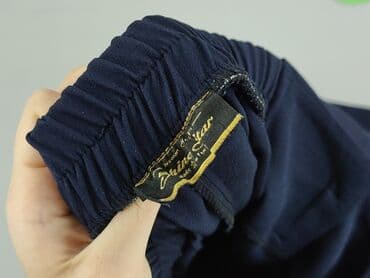 granatowe chinosy damskie: Spodnie materiałowe damskie, rozmiar M — 4