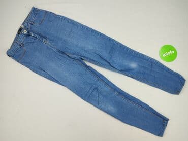 woskowane jeansy z wysokim stanem: Sinsay, Jeansy damskie, rozmiar M — 2