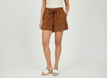 krótkie spodenki pomarańczowe damskie: George, Szorty damskie, rozmiar 3XL — 6