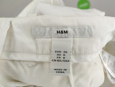 woskowane spodnie z wysokim stanem h m: H&M, Брюки жіночі, розмір S — 5