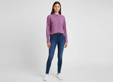 reserved sukienka fioletowa: Koszula damska, rozmiar L — 6