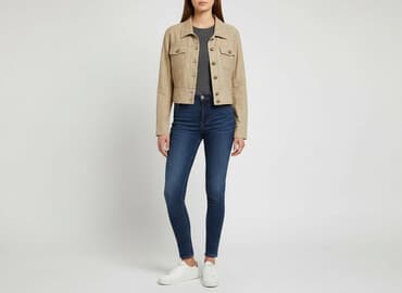 krótka kurtka puchowa bershka: Kurtka przejściowa damska, rozmiar M — 6