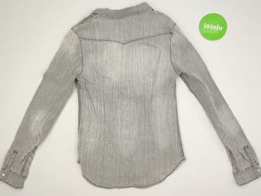 szara bluzka h m: H&M L.O.G.G., Koszula damska, rozmiar S — 3