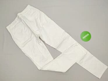 białe spodnie new yorker: Spodnie materiałowe damskie, rozmiar S — 3