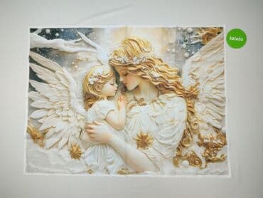 obrus żółty: Tkanina 98 x 72, kolor - Złoty, stan - Idealny — 2