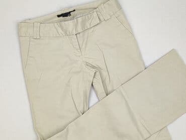 kremowe jeansy damskie: Spodnie materiałowe damskie, rozmiar S — 1