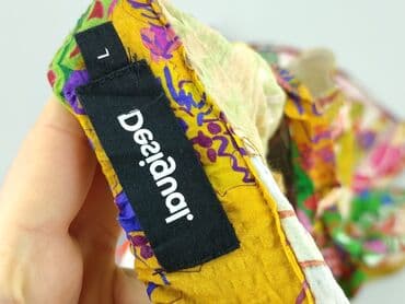 Women's Clothing: Desigual, Material trousers for women, L — 4