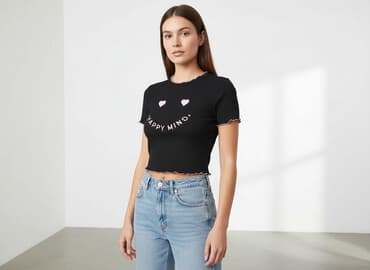 ganni t shirty smiley: House, Top damski, rozmiar S — 1