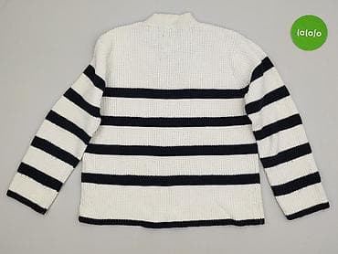 bialy top shein: Pieces, Sweter damski, rozmiar M — 3