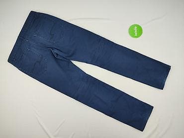 pull and bear biale spodnie: Reserved, Chinosy dla mężczyzn, rozmiar M — 3