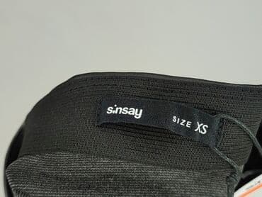 czarna spódnica z rozcięciem sinsay: Sinsay, Spódnica damska, XS — 4