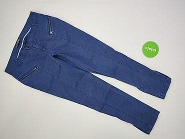 pull on trousers h: Spodnie materiałowe damskie, rozmiar M — 2