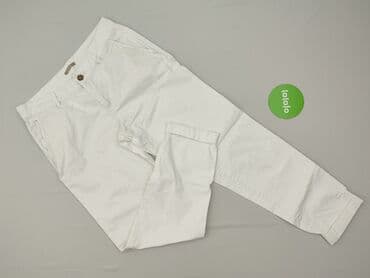 białe spodnie damskie mohito: Orsay, Spodnie materiałowe damskie, rozmiar S — 2