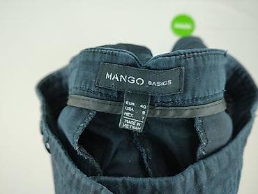 dzwony h: Spodnie materiałowe damskie, rozmiar M — 4