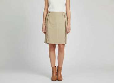 spódnice długie beżowa: Spódnica damska, rozmiar S — 5