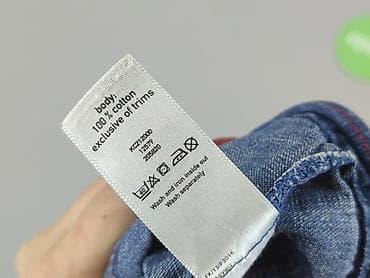 mała mi bluza: Dziecięca kurtka jeansowa, 4-5 lat, 104-110 cm, F&F, stan - Bardzo dobry — 6