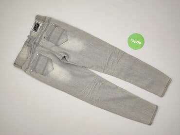 szare jeansy damskie stylizacje: Jeanswear, Jeansy damskie, rozmiar S — 3