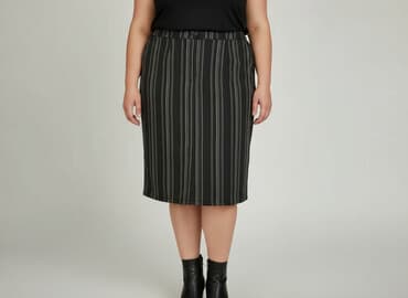 spódnice ołówkowe czarne: Spódnica damska, rozmiar 4XL — 6