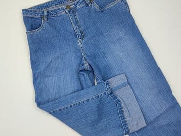jeansy cropped damskie: Paprika, Spodnie 3/4 damskie, rozmiar L — 1