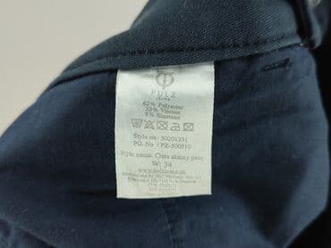 Women: PULZ, Material trousers for women, size XL (EU 42) — 5