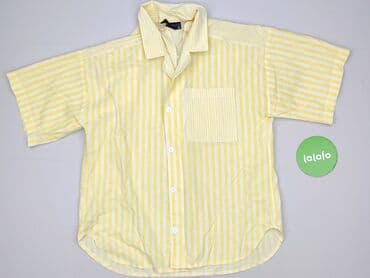 koszulka z długim rękawem w paski: Koszula damska, rozmiar M — 2