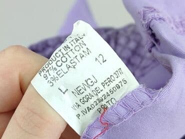 krótkie spodenki z lajkry: Spodnie 3/4 damskie, rozmiar L — 4