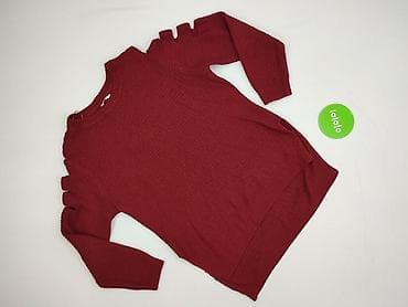 bordowy: Sweter damski, rozmiar XL — 2