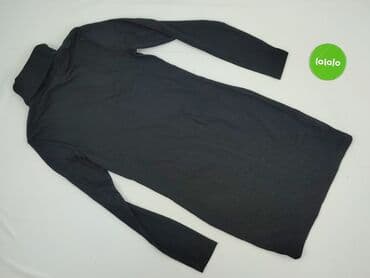 czarna sukienka ze srebrnymi wstawkami: Sinsay, Sukienka damska, M — 3