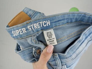 spodnie woskowane matowe: Jeans, H&M, 12 years, 152, condition - Very good — 5